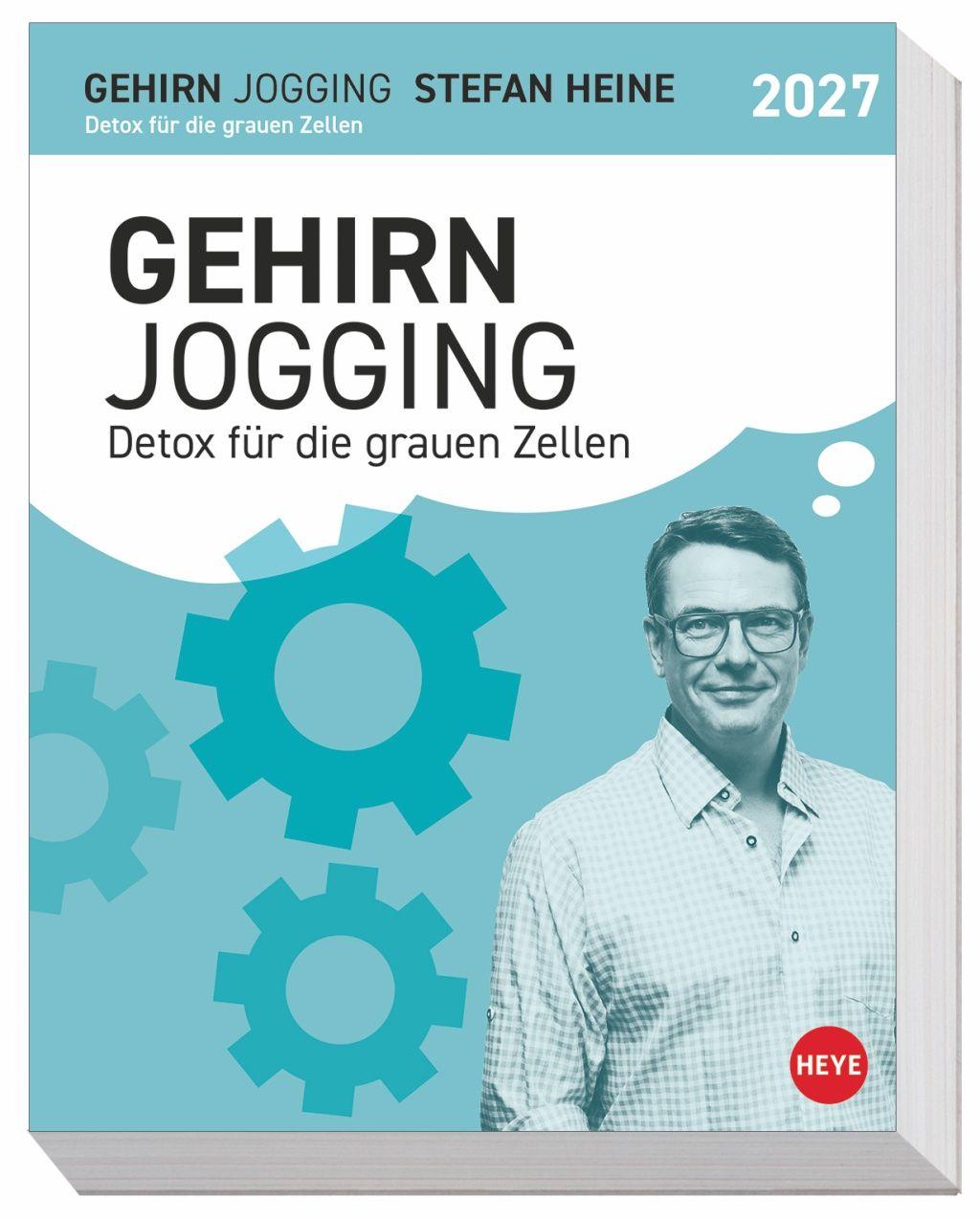 Vorderes Coverbild Stefan Heine Gehirnjogging Tagesabreißkalender 2027