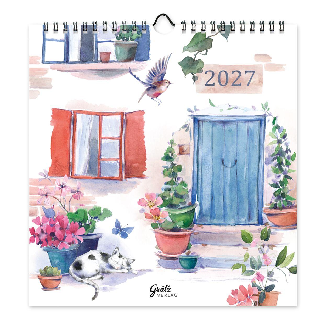 Vorderes Coverbild Kalender Naturliebe Katze 2027