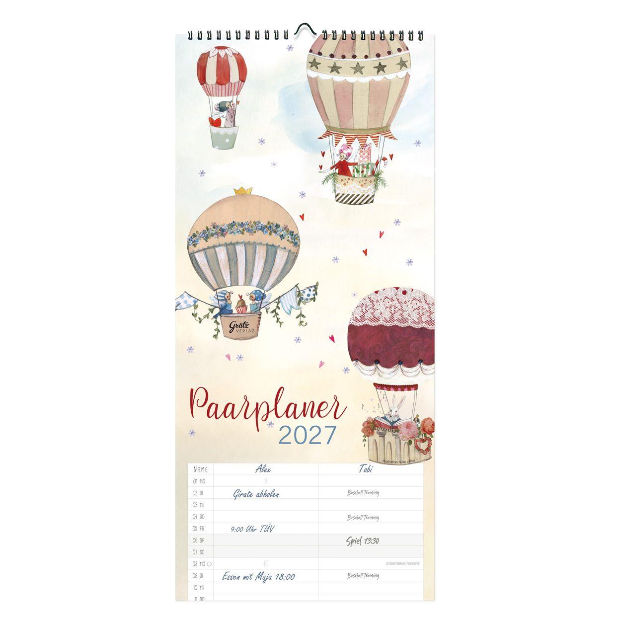 Vorderes Coverbild Paarplaner Reise 2027