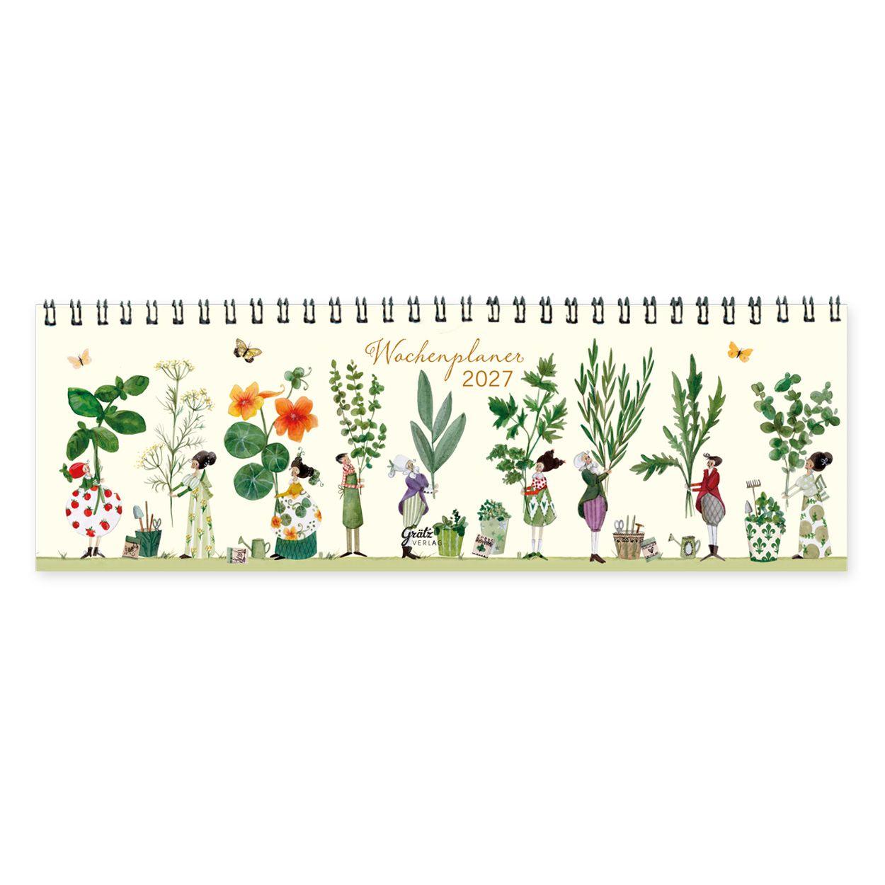 Vorderes Coverbild Tischkalender Kräuter 2027