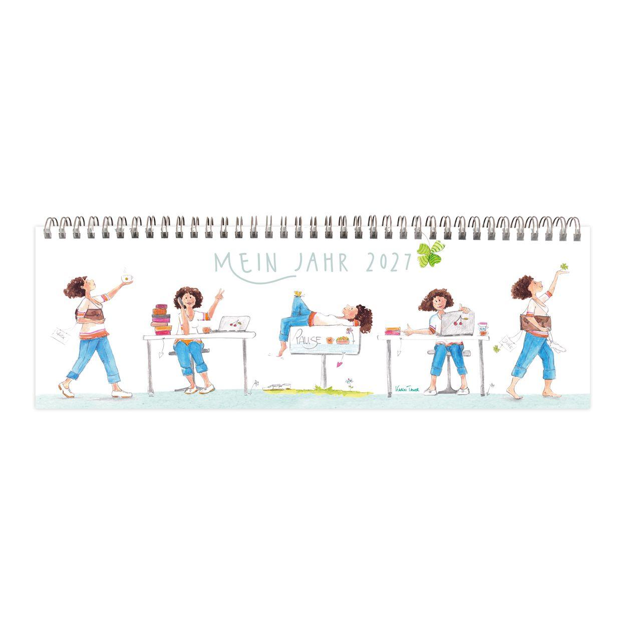 Vorderes Coverbild Tischkalender Frauenpower 2027