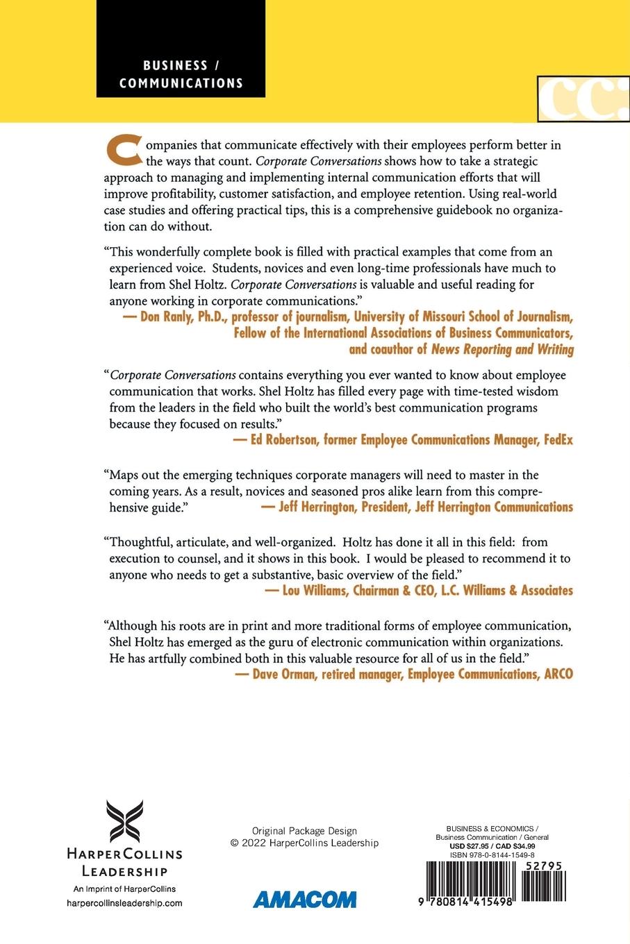 Rückseitencover The Corporate Conversations