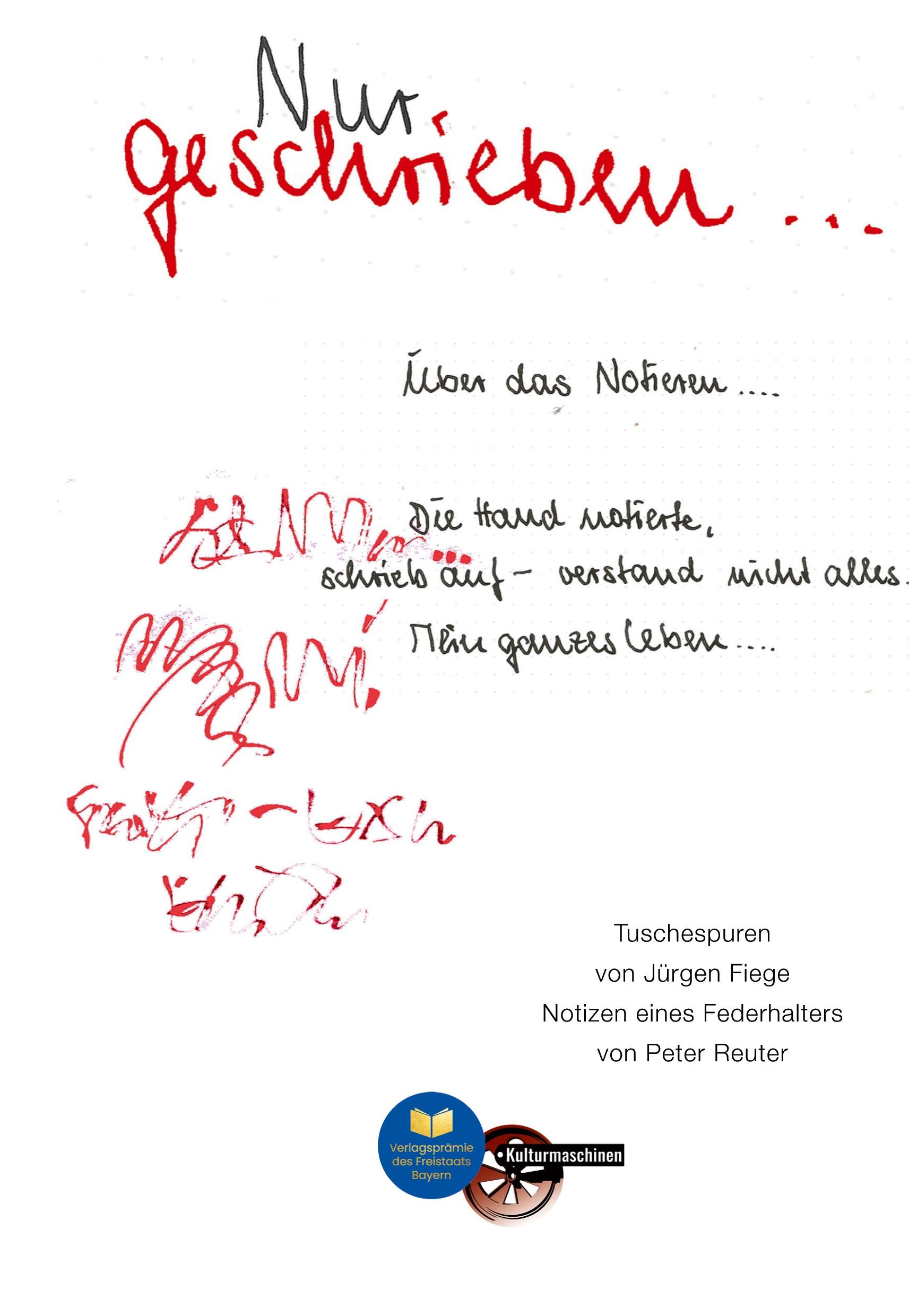 Vorderes Coverbild Nur geschrieben ...