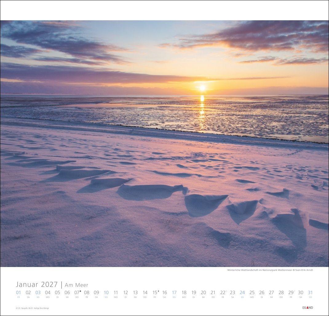 Beispielinhalt (Bild) Am Meer Edition Kalender 2027 - Sand, Wind und Wellen