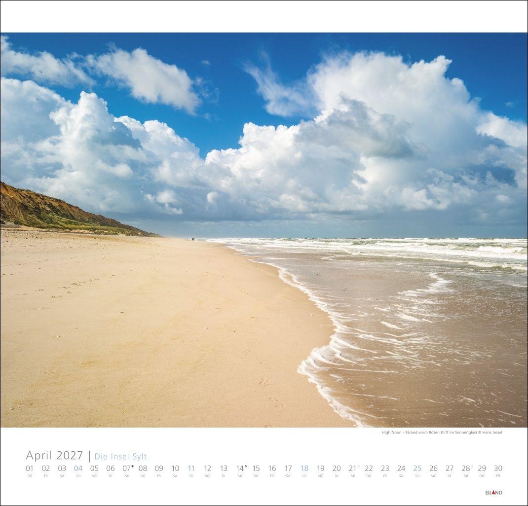 Beispielinhalt (Bild) Die Insel Sylt Edition Kalender 2027 - Hans Jessel