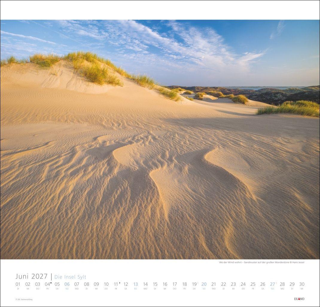 Beispielinhalt (Bild) Die Insel Sylt Edition Kalender 2027 - Hans Jessel