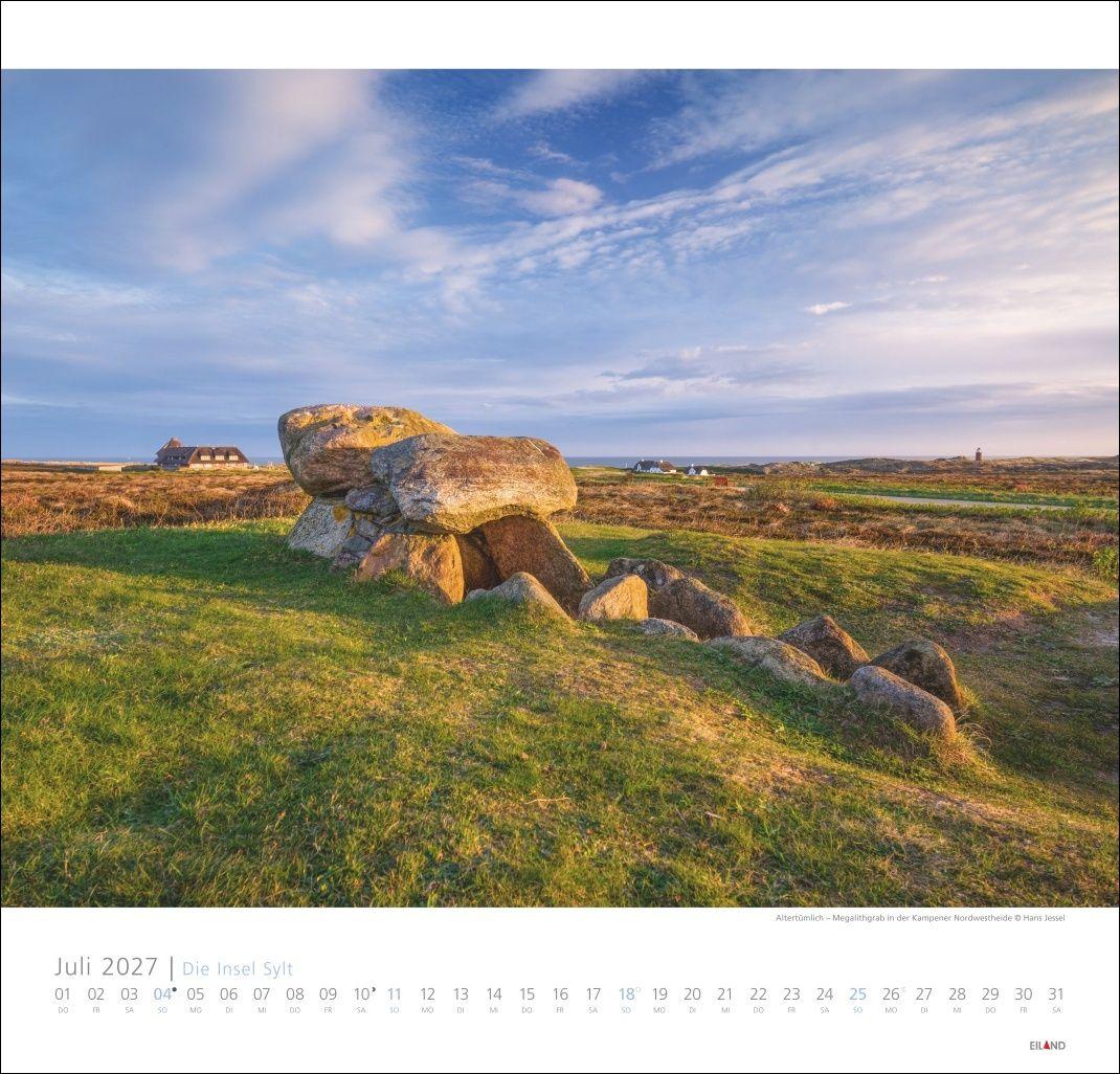 Beispielinhalt (Bild) Die Insel Sylt Edition Kalender 2027 - Hans Jessel