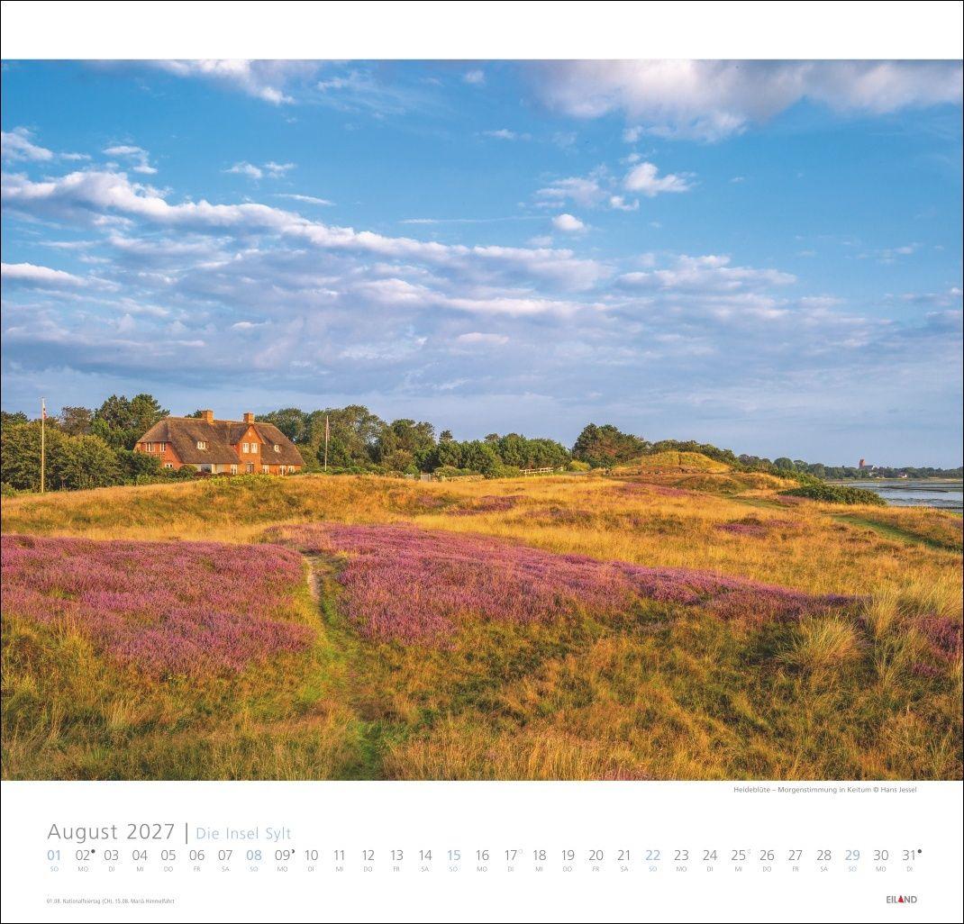 Beispielinhalt (Bild) Die Insel Sylt Edition Kalender 2027 - Hans Jessel