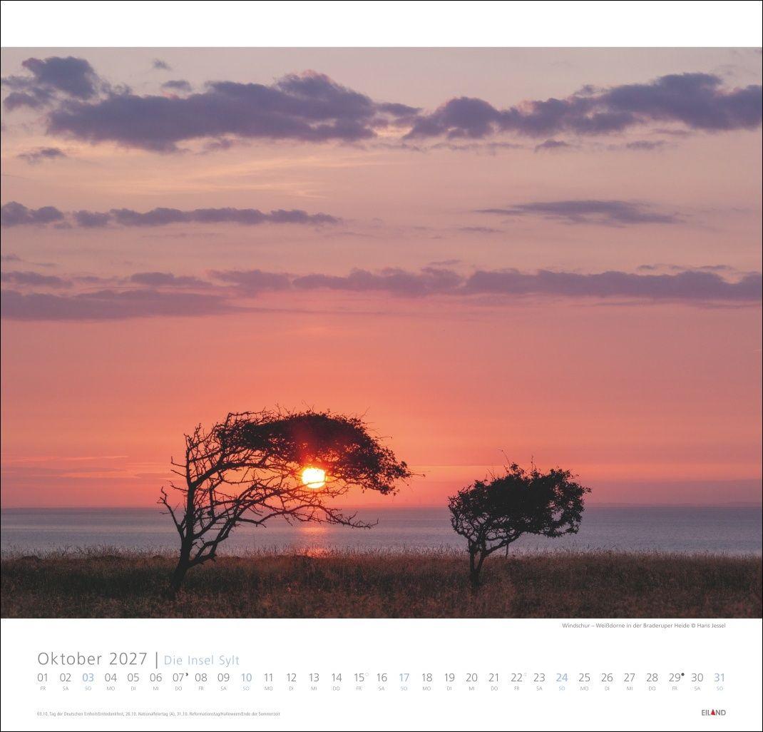 Beispielinhalt (Bild) Die Insel Sylt Edition Kalender 2027 - Hans Jessel