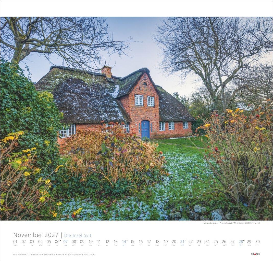 Beispielinhalt (Bild) Die Insel Sylt Edition Kalender 2027 - Hans Jessel