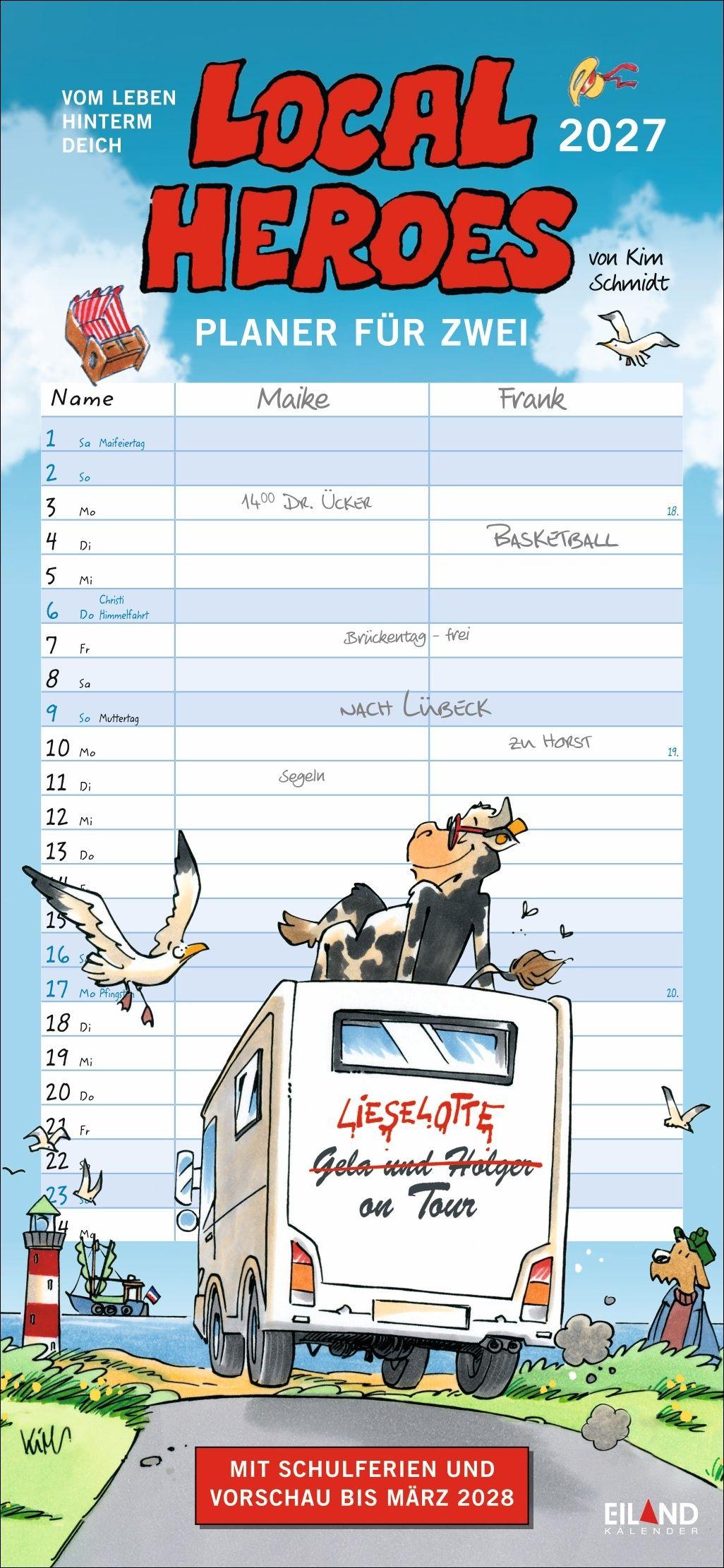 Vorderes Coverbild Local heroes Planer für zwei 2027