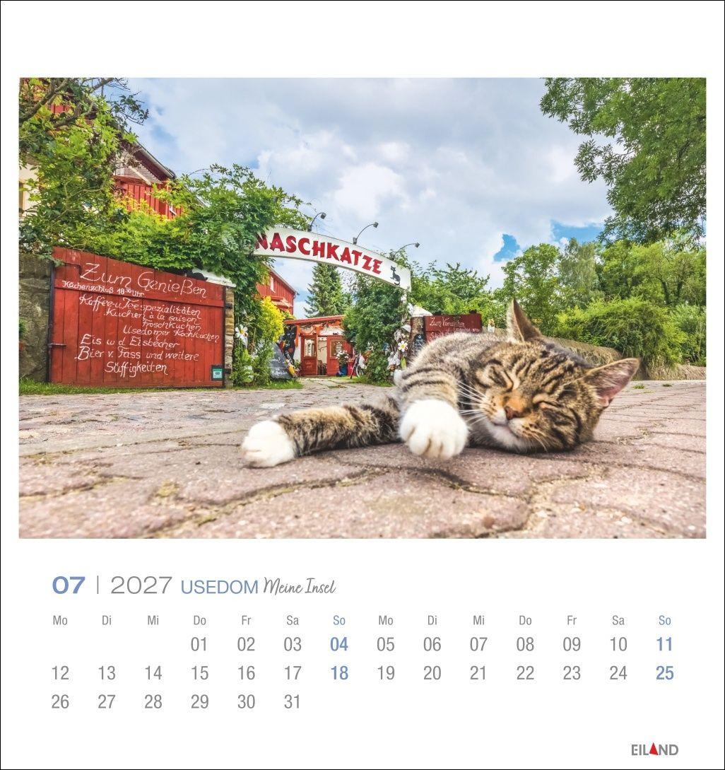 Beispielinhalt (Bild) Usedom Postkartenkalender 2027 - Meine Insel