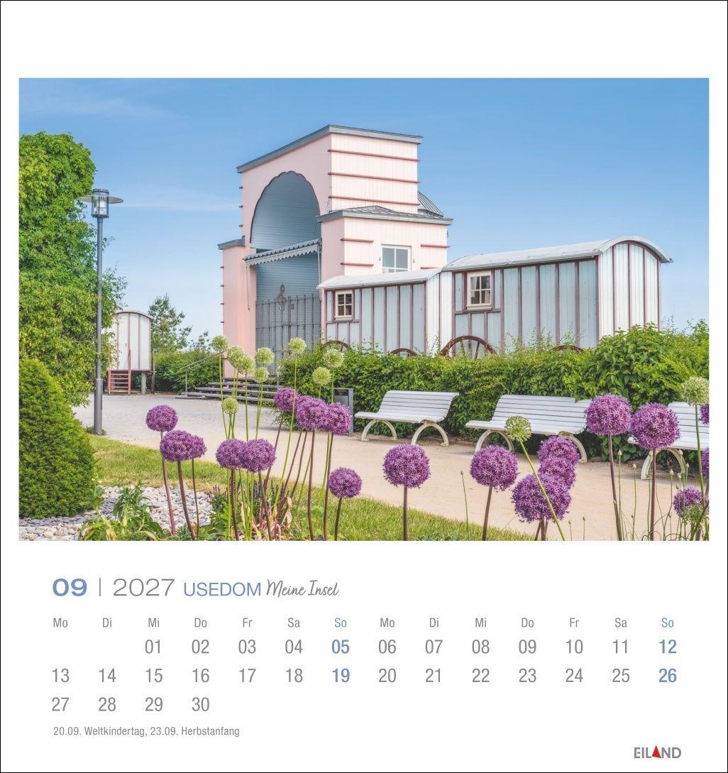 Beispielinhalt (Bild) Usedom Postkartenkalender 2027 - Meine Insel