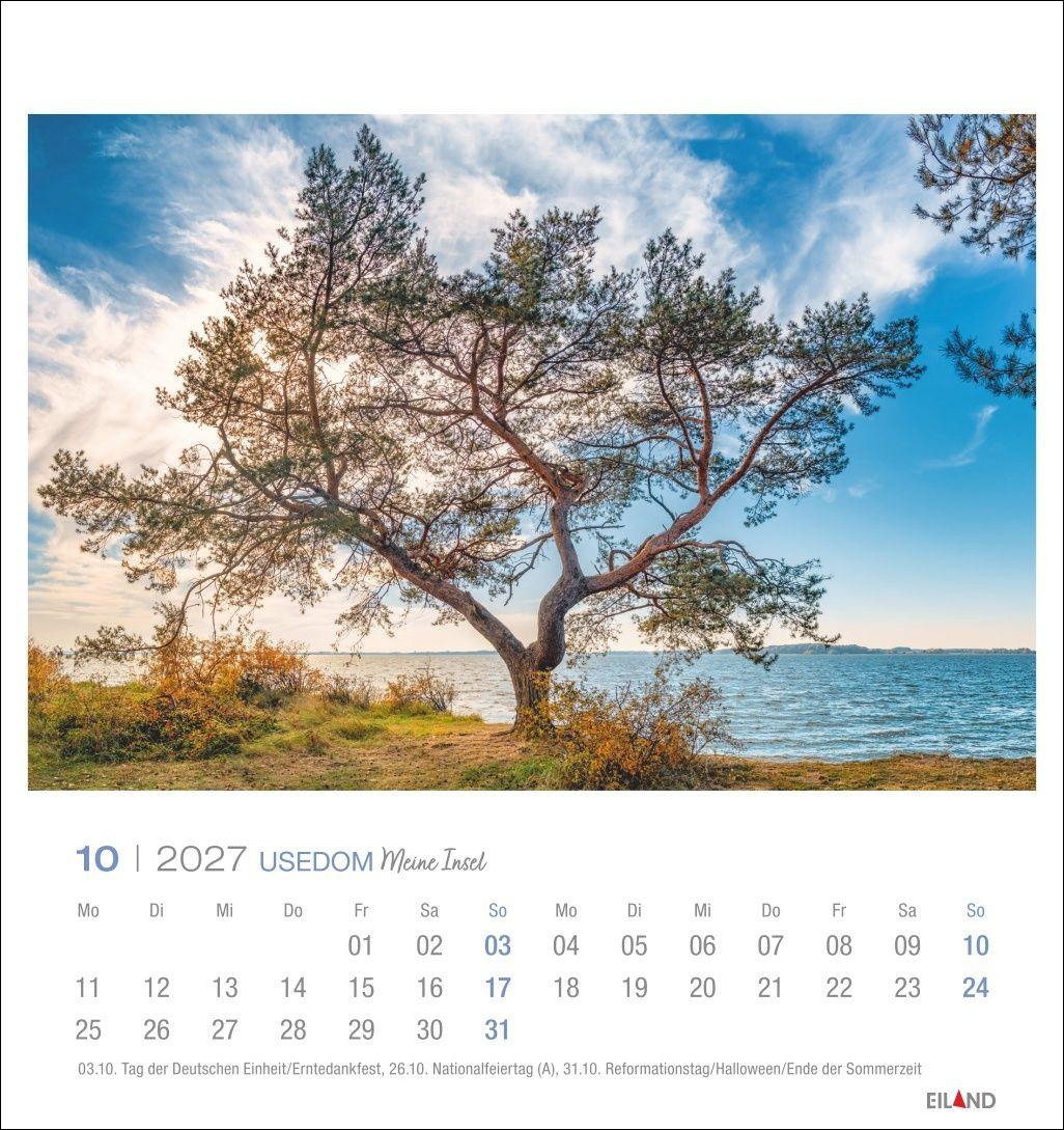 Beispielinhalt (Bild) Usedom Postkartenkalender 2027 - Meine Insel