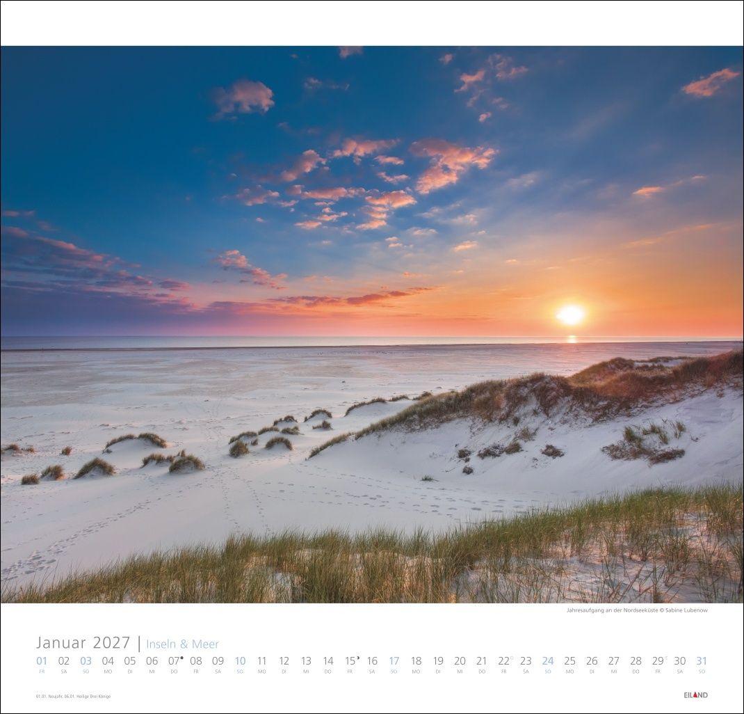 Beispielinhalt (Bild) Inseln und Meer Edition Kalender 2027