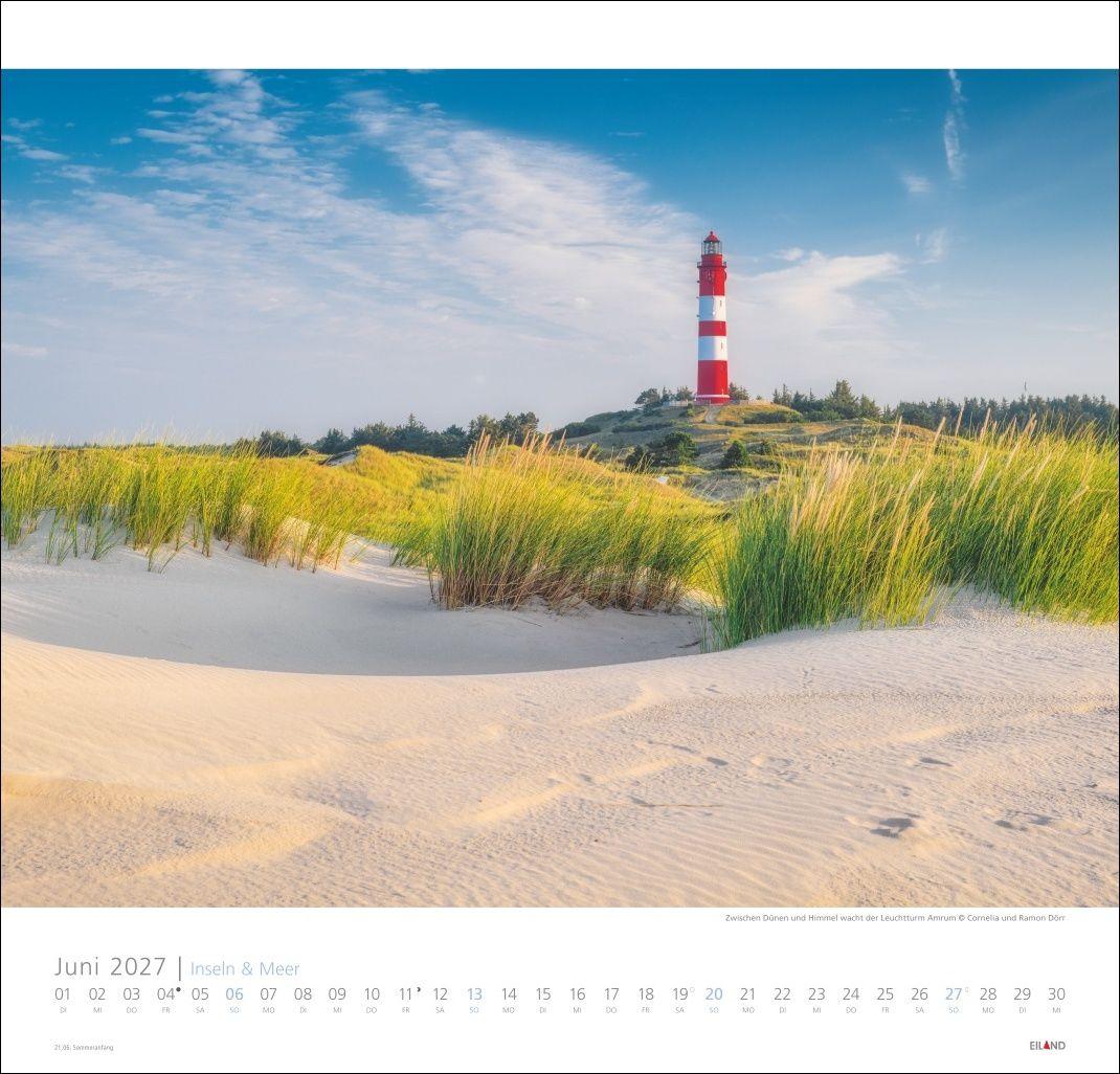Beispielinhalt (Bild) Inseln und Meer Edition Kalender 2027
