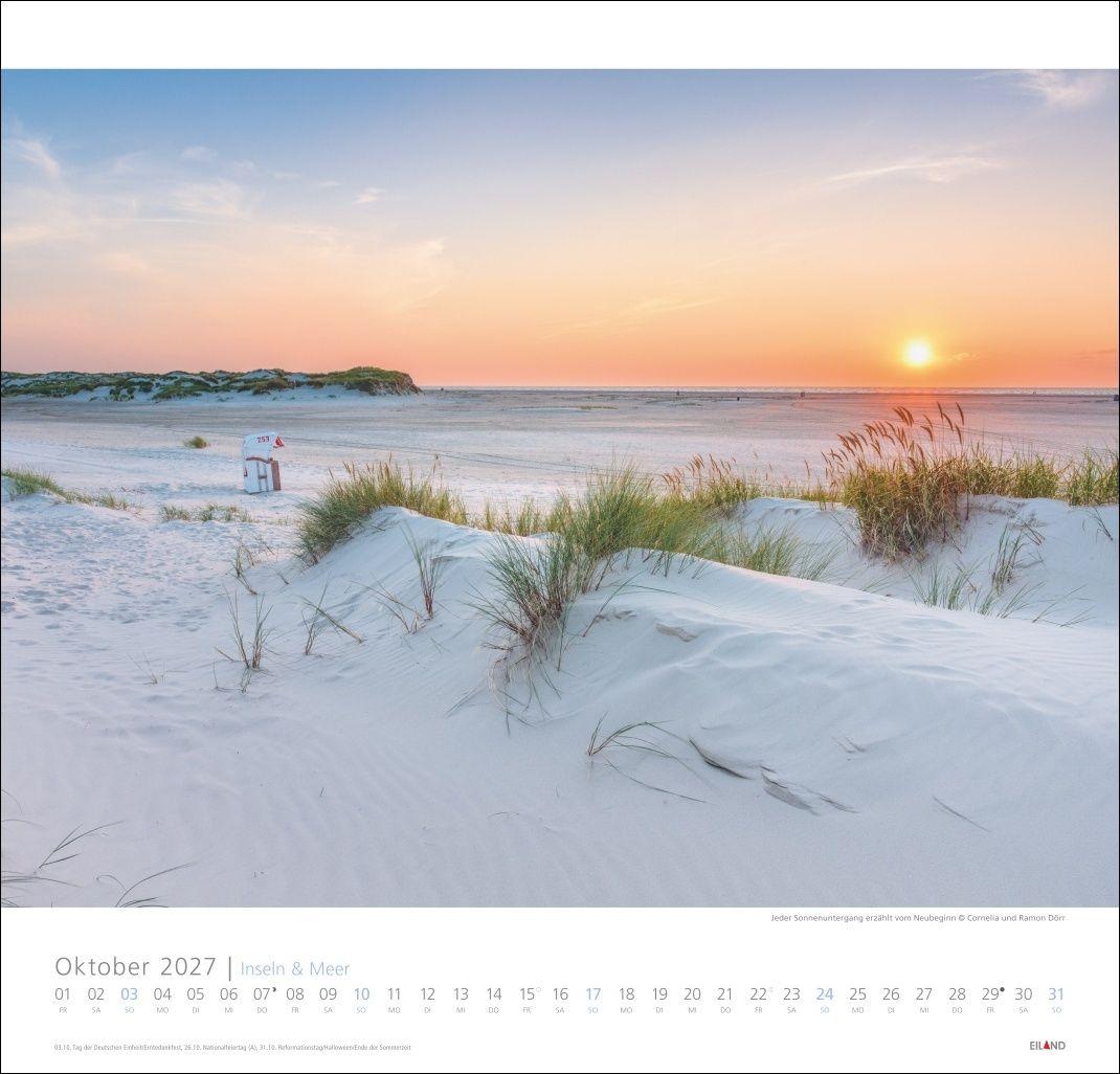 Beispielinhalt (Bild) Inseln und Meer Edition Kalender 2027