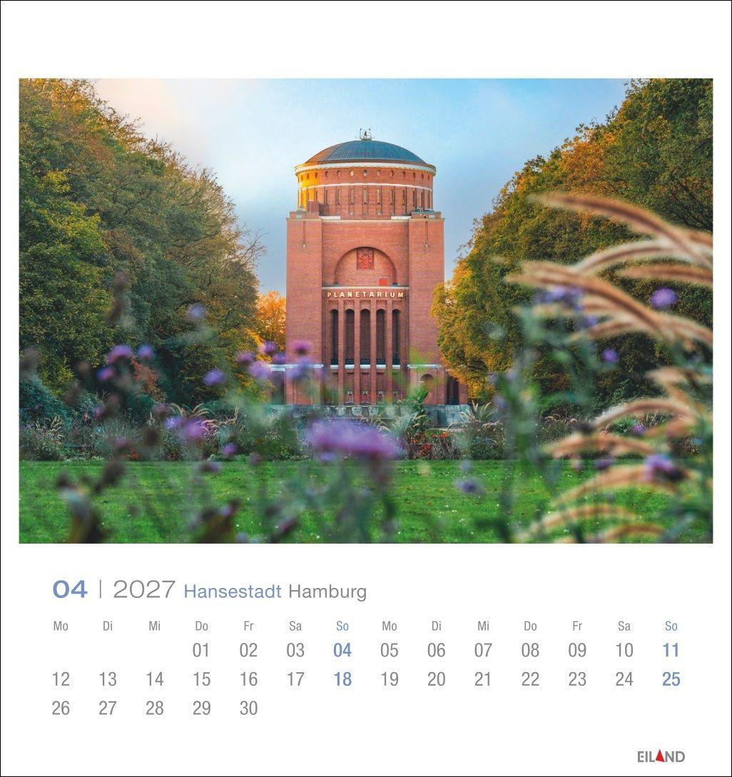 Beispielinhalt (Bild) Hansestadt Hamburg Postkartenkalender 2027