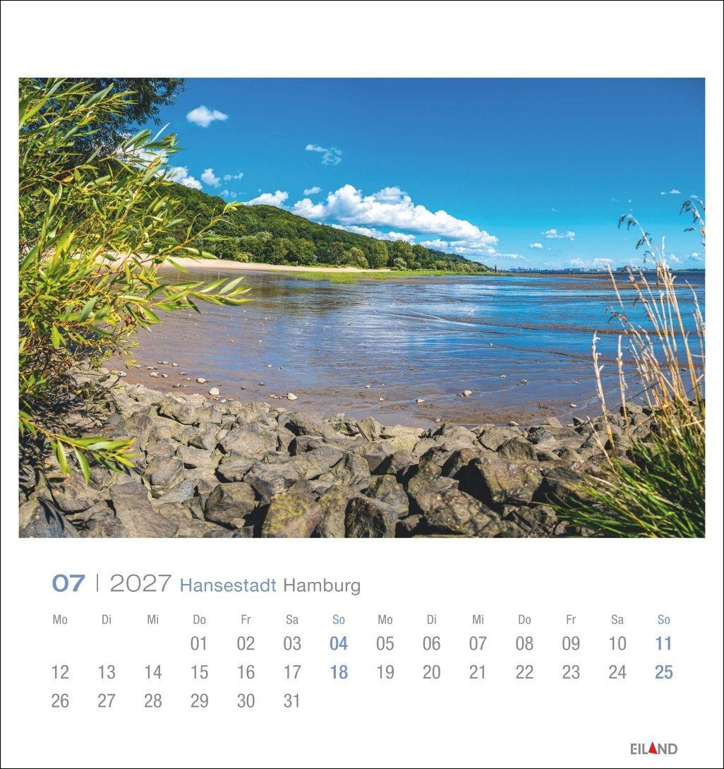 Beispielinhalt (Bild) Hansestadt Hamburg Postkartenkalender 2027