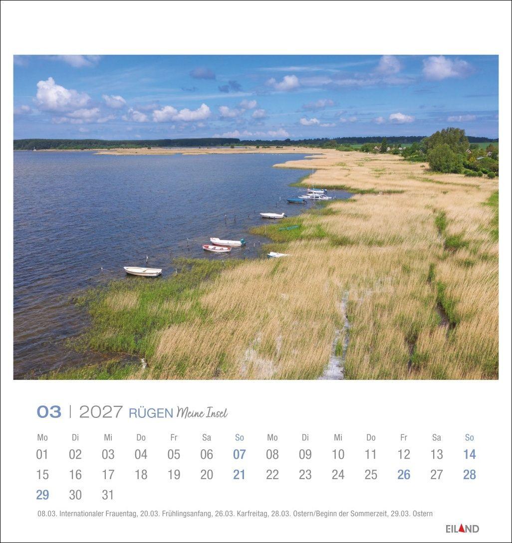 Beispielinhalt (Bild) Rügen Postkartenkalender 2027 - Meine Insel
