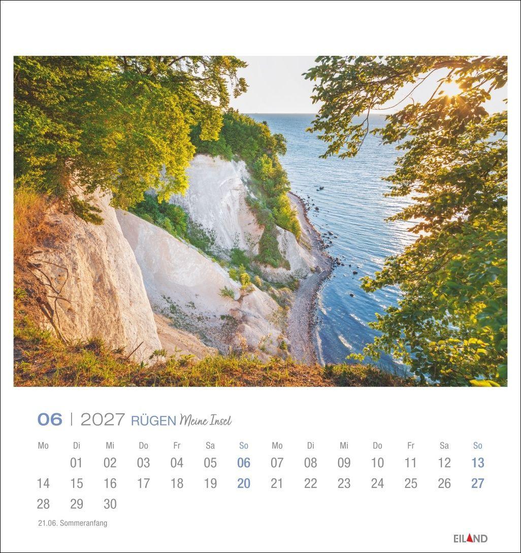 Beispielinhalt (Bild) Rügen Postkartenkalender 2027 - Meine Insel