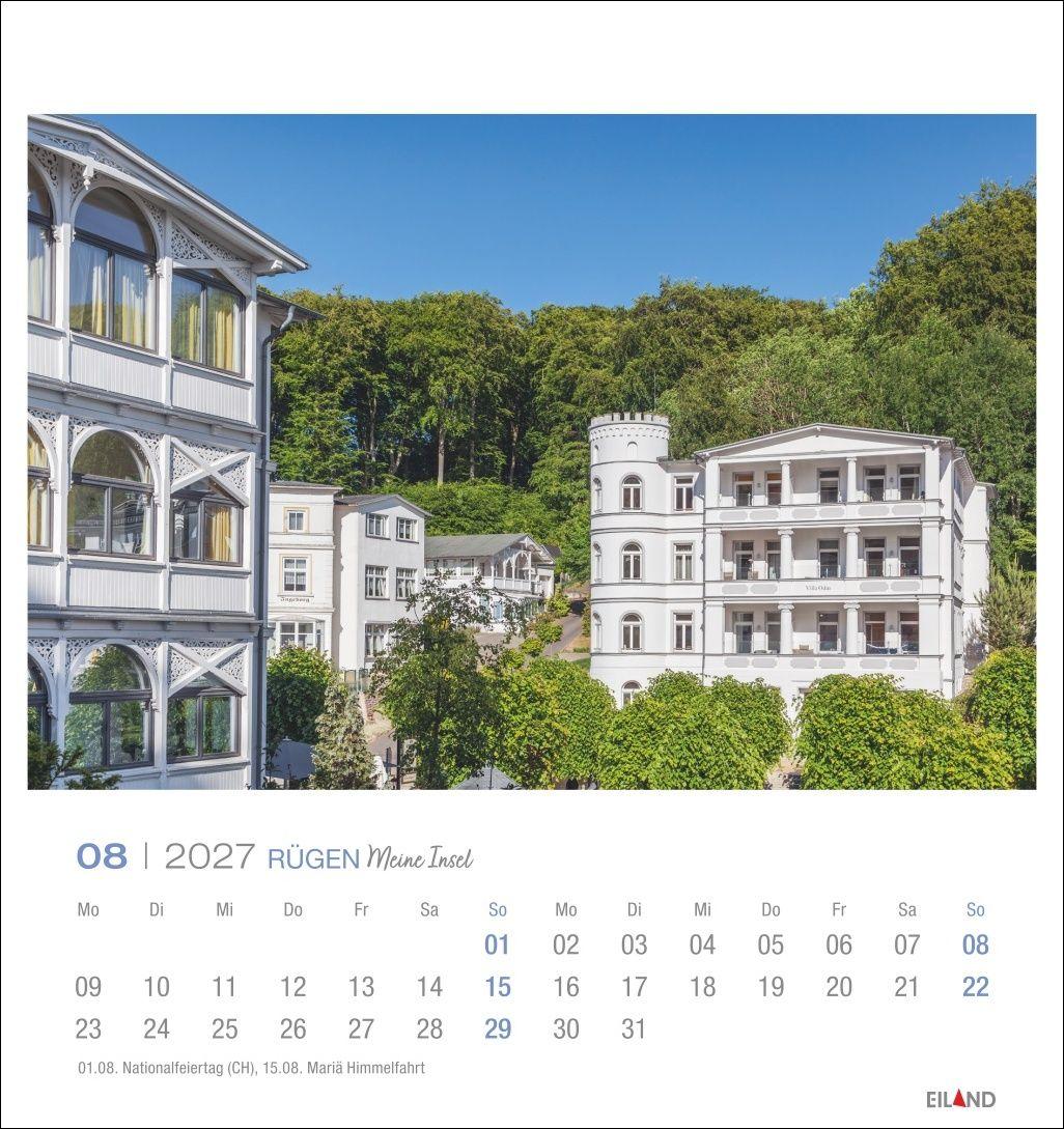 Beispielinhalt (Bild) Rügen Postkartenkalender 2027 - Meine Insel