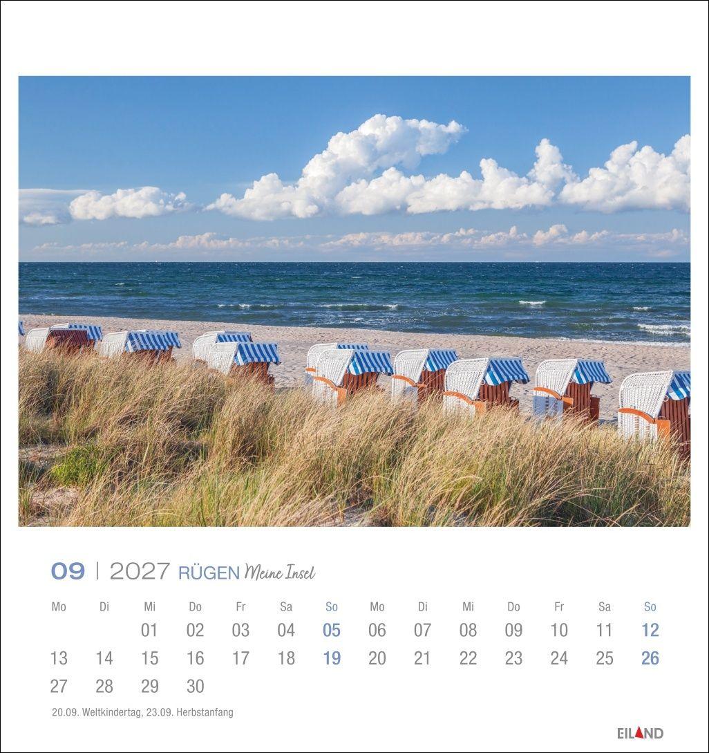 Beispielinhalt (Bild) Rügen Postkartenkalender 2027 - Meine Insel