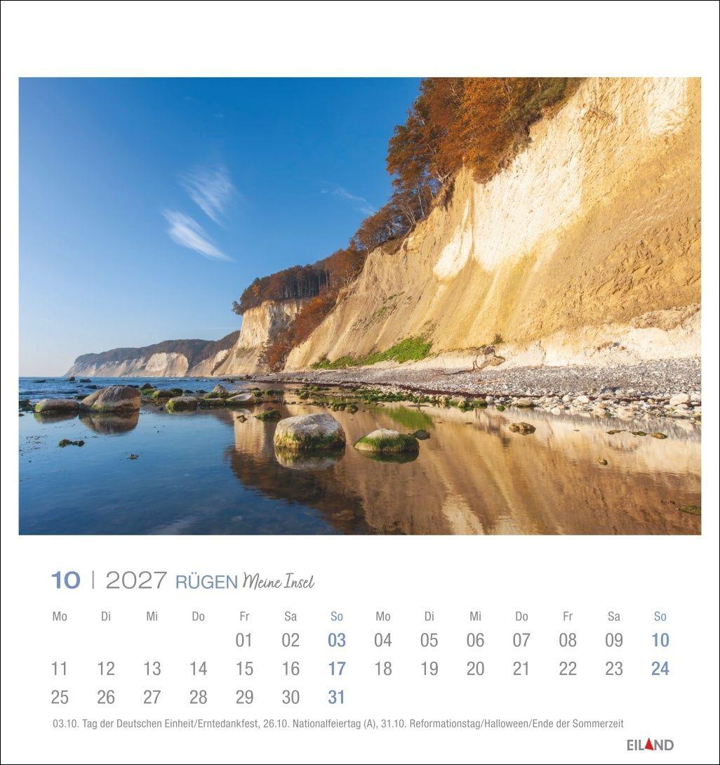 Beispielinhalt (Bild) Rügen Postkartenkalender 2027 - Meine Insel