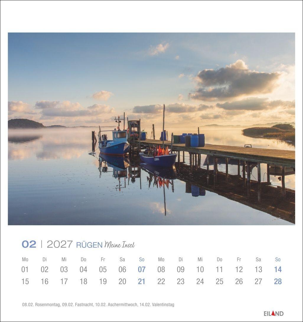 Beispielinhalt (Bild) Rügen Postkartenkalender 2027 - Meine Insel