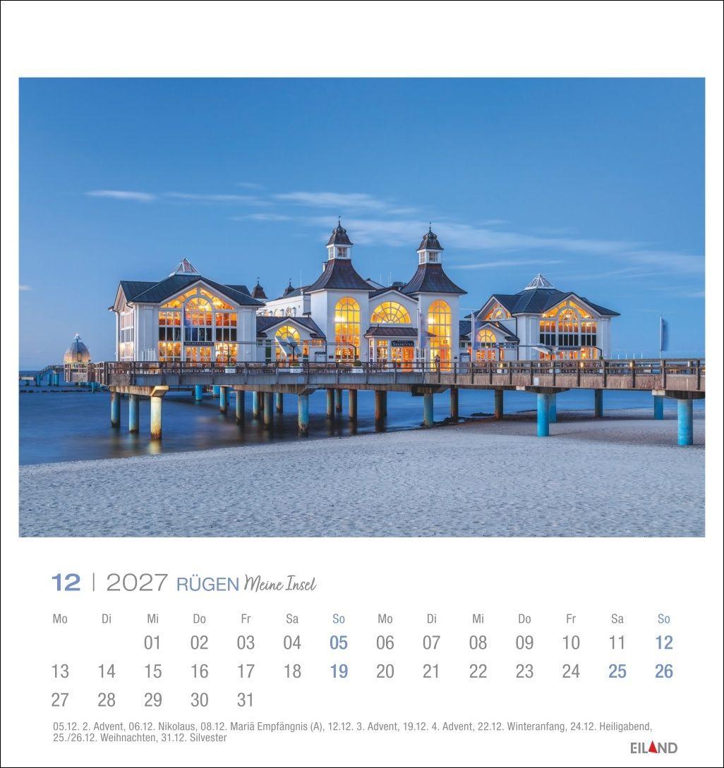 Beispielinhalt (Bild) Rügen Postkartenkalender 2027 - Meine Insel