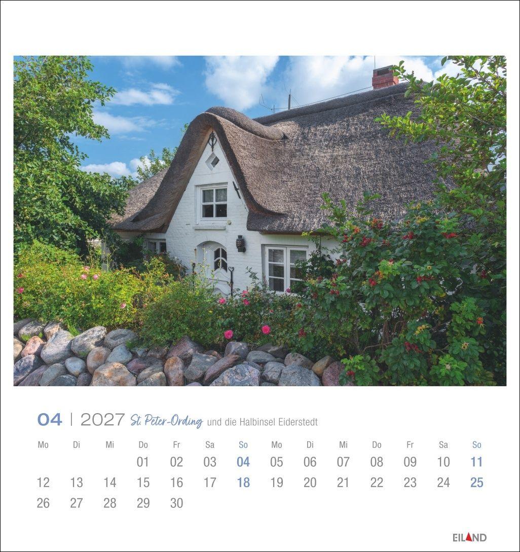 Beispielinhalt (Bild) St. Peter-Ording und die Halbinsel Eiderstedt Postkartenkalender 2027 - und die Halbinsel Eiderstedt
