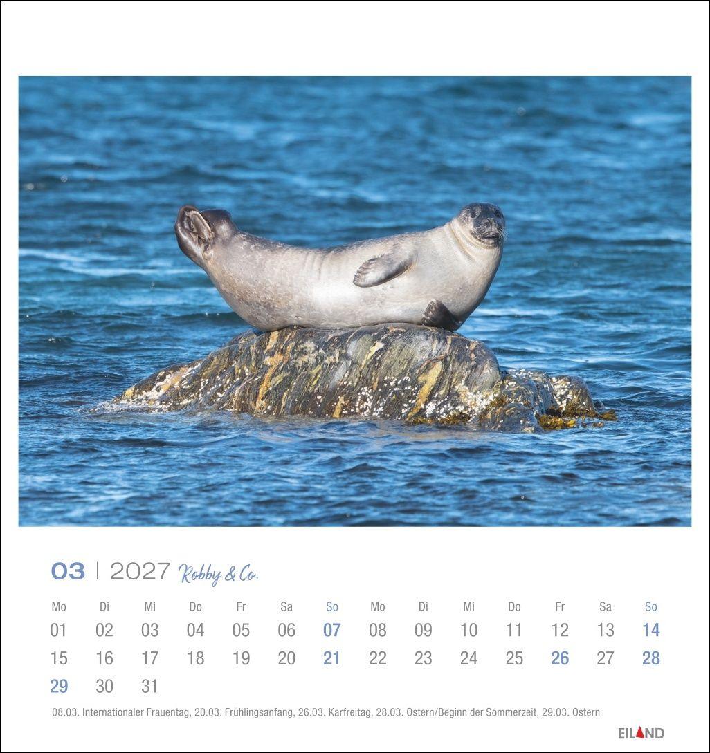 Beispielinhalt (Bild) Robby & Co. Postkartenkalender 2027
