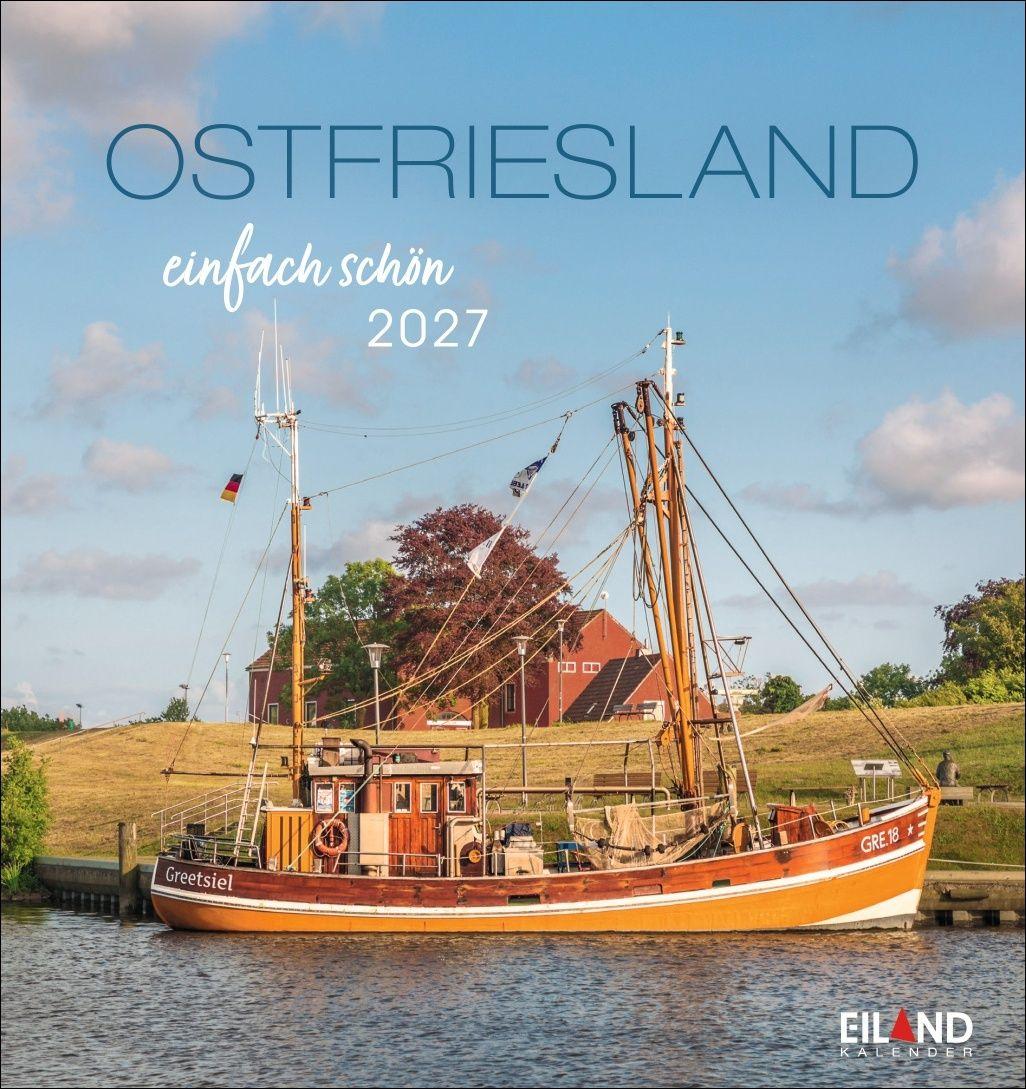 Vorderes Coverbild Ostfriesland Postkartenkalender 2027 - einfach schön