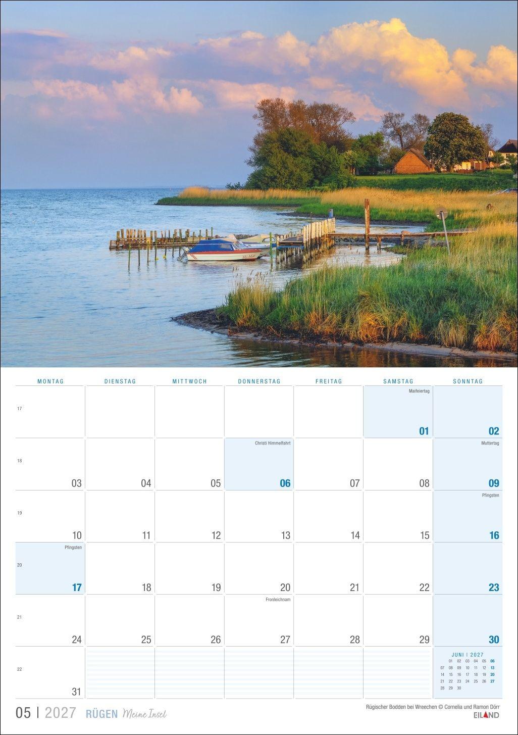 Beispielinhalt (Bild) Rügen ...meine Insel Kalender 2027