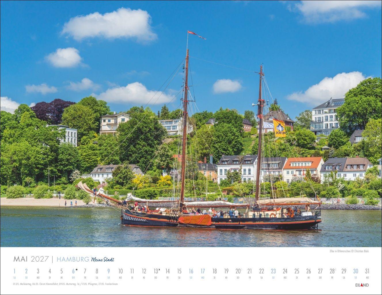 Beispielinhalt (Bild) Hamburg - Meine Stadt Kalender 2027