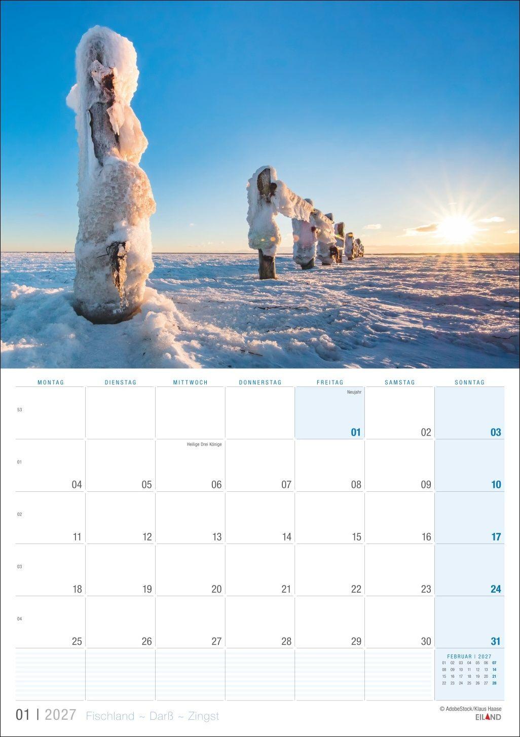 Beispielinhalt (Bild) Fischland - Darß - Zingst Kalender 2027