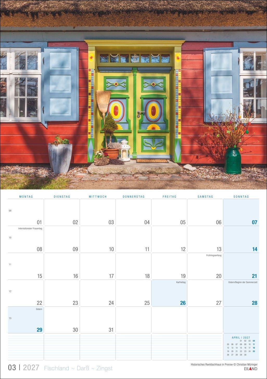 Beispielinhalt (Bild) Fischland - Darß - Zingst Kalender 2027