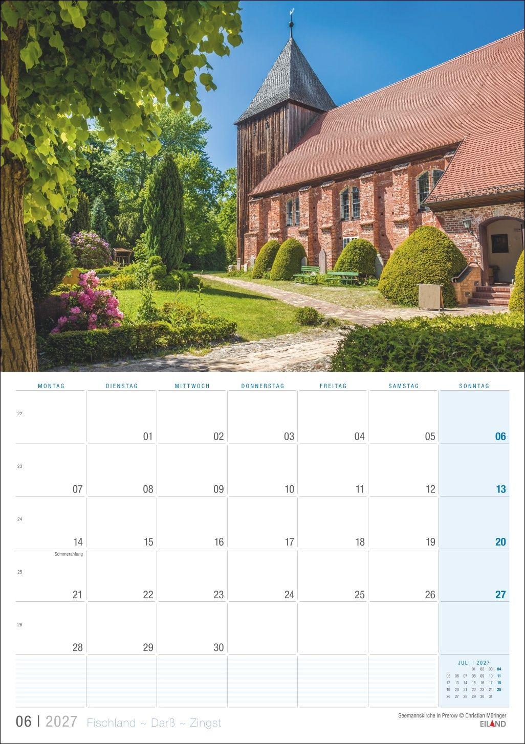 Beispielinhalt (Bild) Fischland - Darß - Zingst Kalender 2027