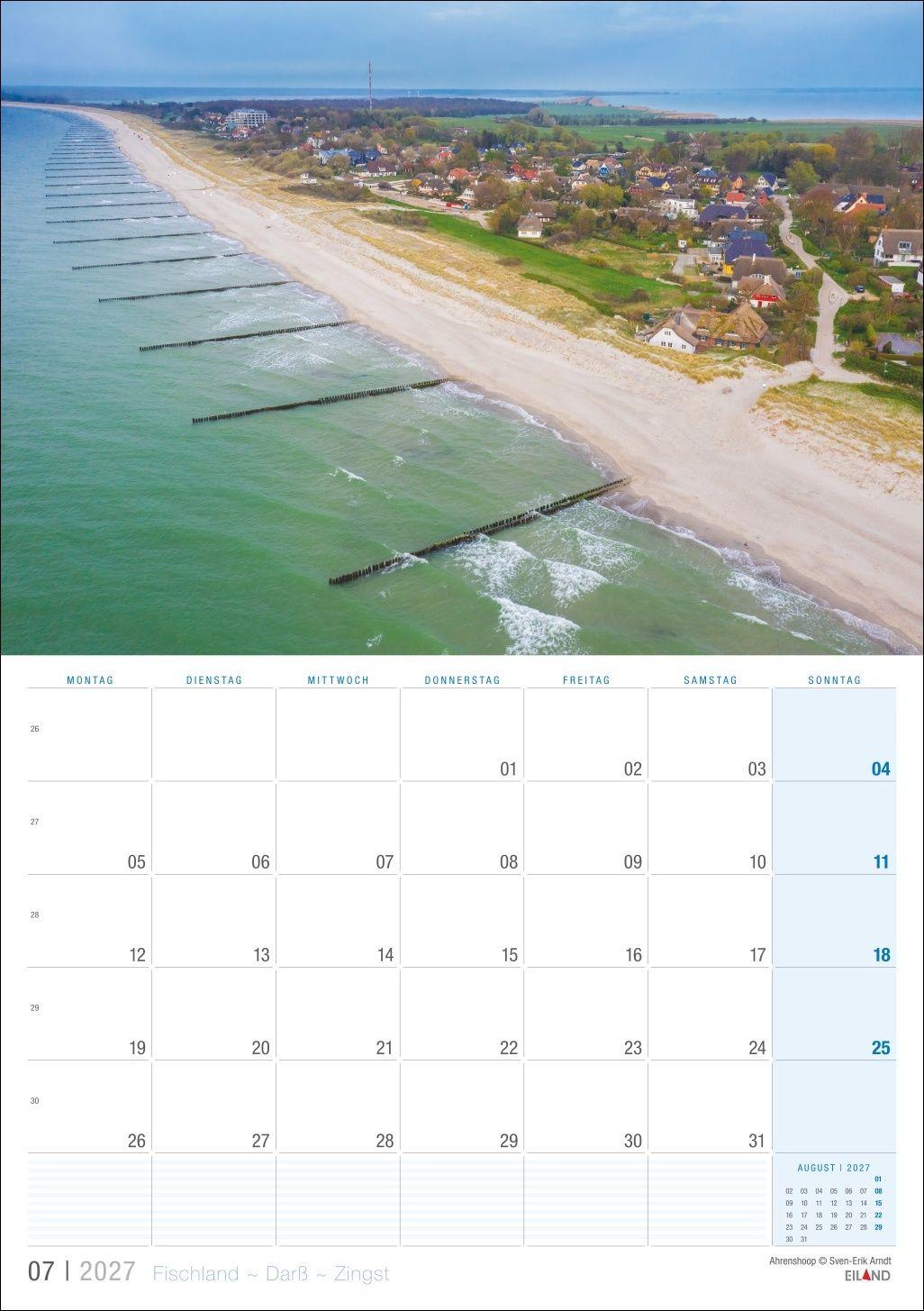 Beispielinhalt (Bild) Fischland - Darß - Zingst Kalender 2027