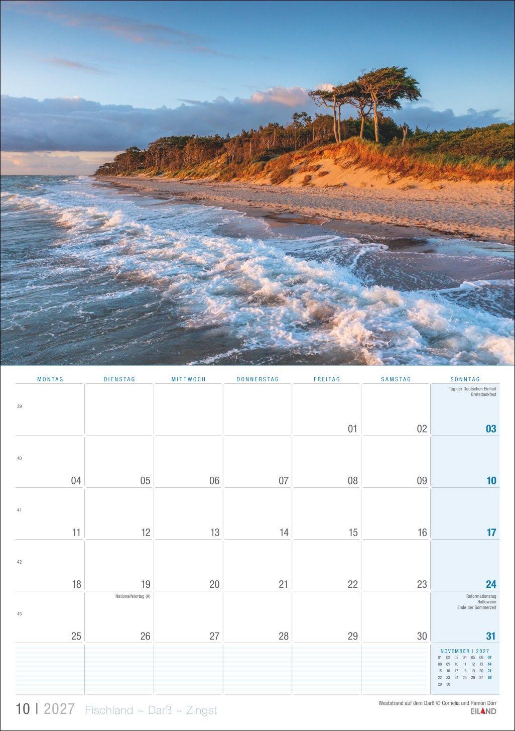 Beispielinhalt (Bild) Fischland - Darß - Zingst Kalender 2027