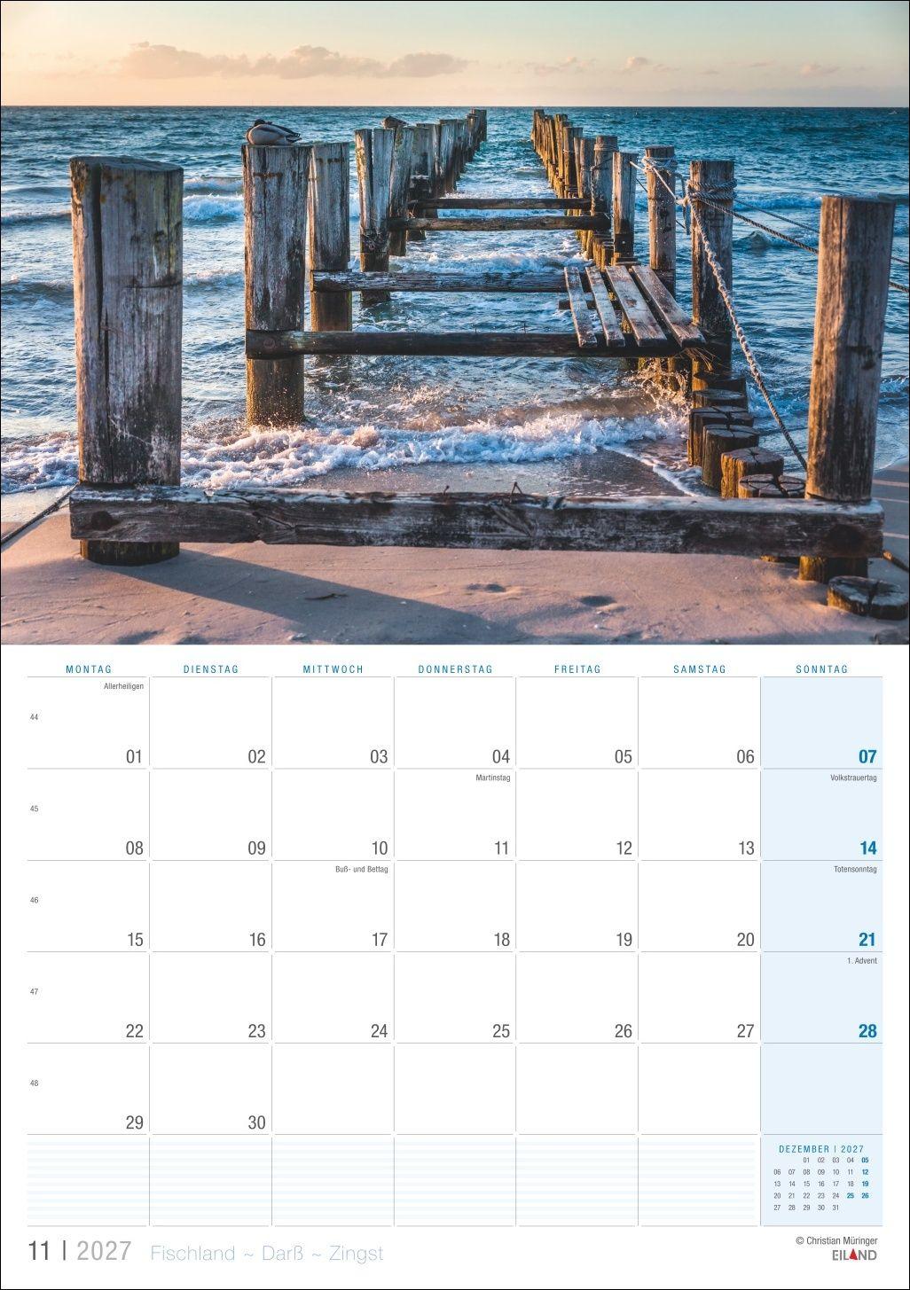 Beispielinhalt (Bild) Fischland - Darß - Zingst Kalender 2027