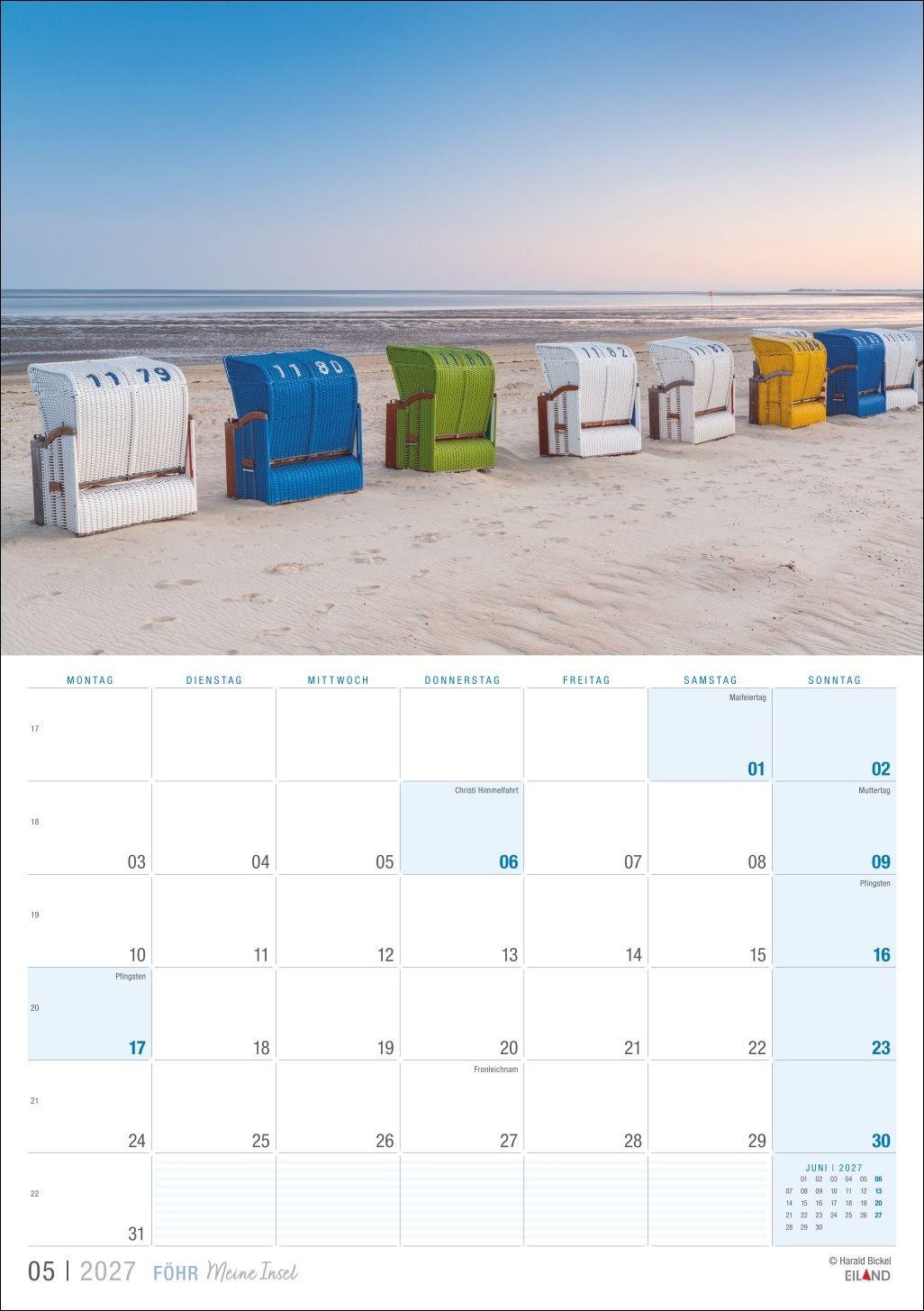 Beispielinhalt (Bild) Föhr ...meine Insel Kalender 2027