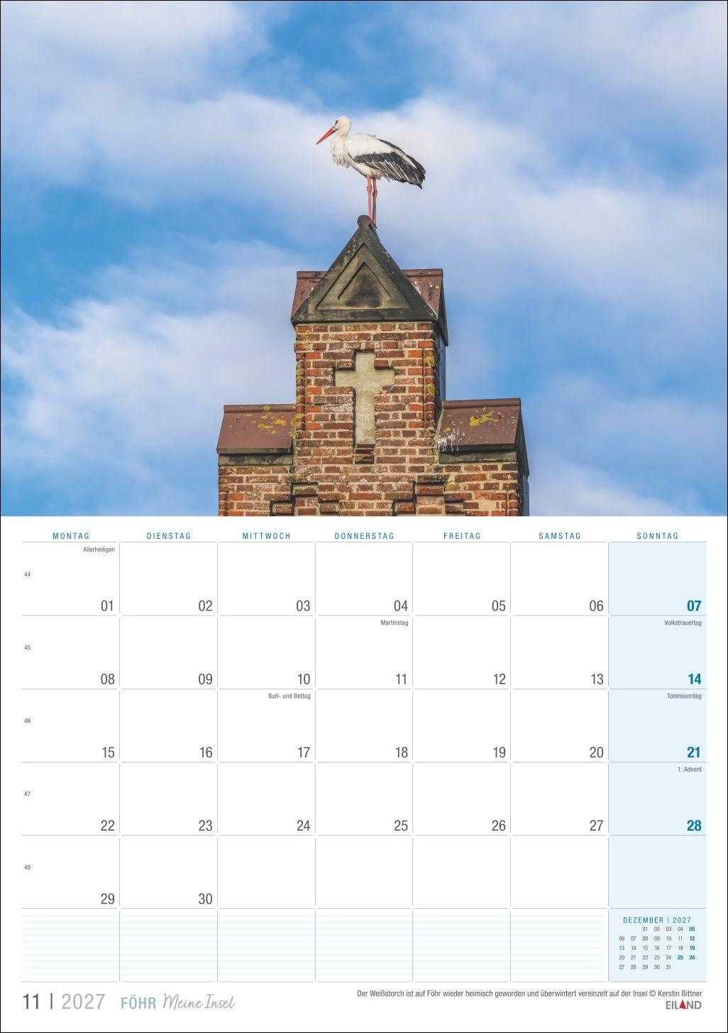 Beispielinhalt (Bild) Föhr ...meine Insel Kalender 2027