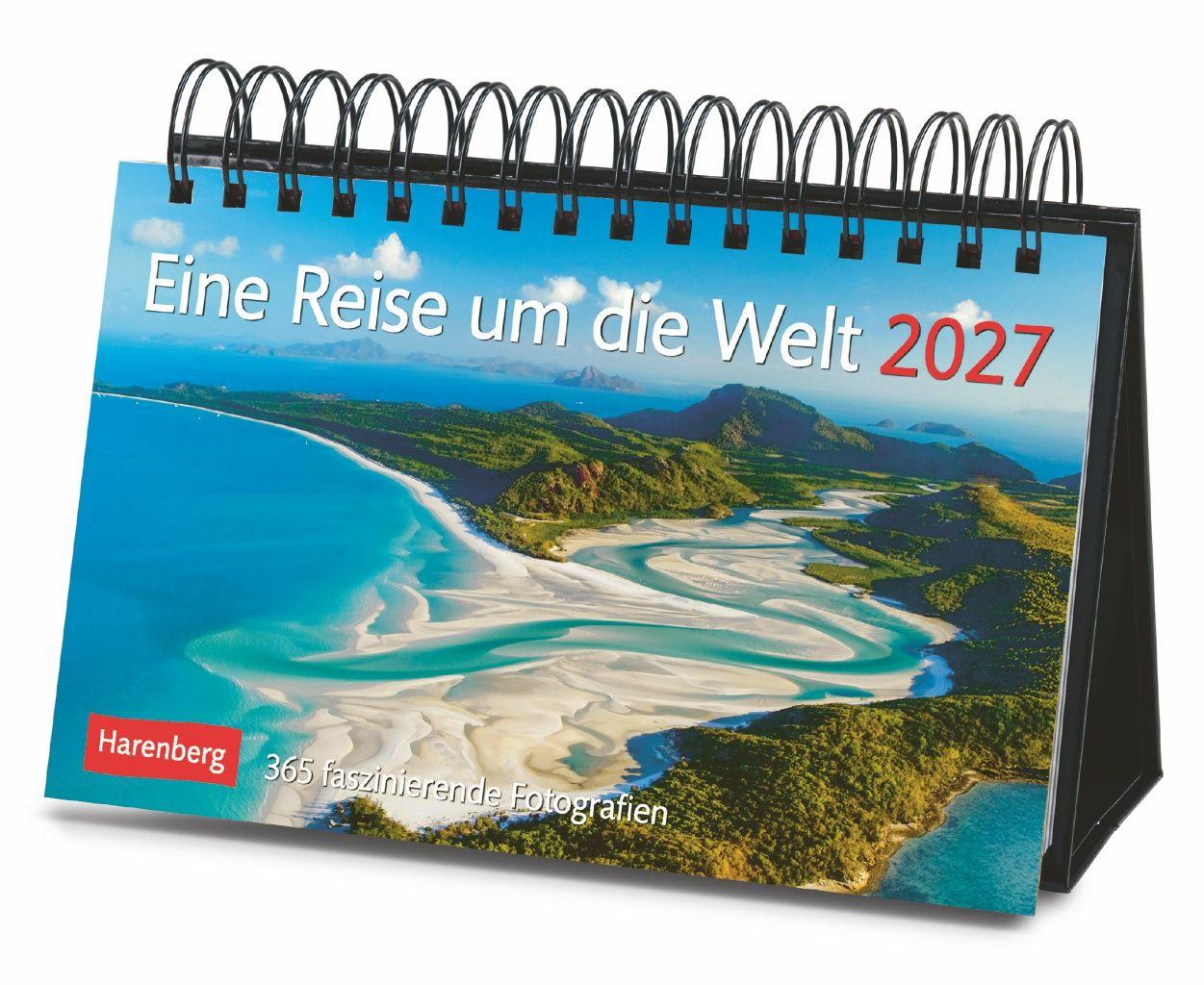 Vorderes Coverbild Eine Reise um die Welt Premiumkalender 2027 - 365 faszinierende Fotografien