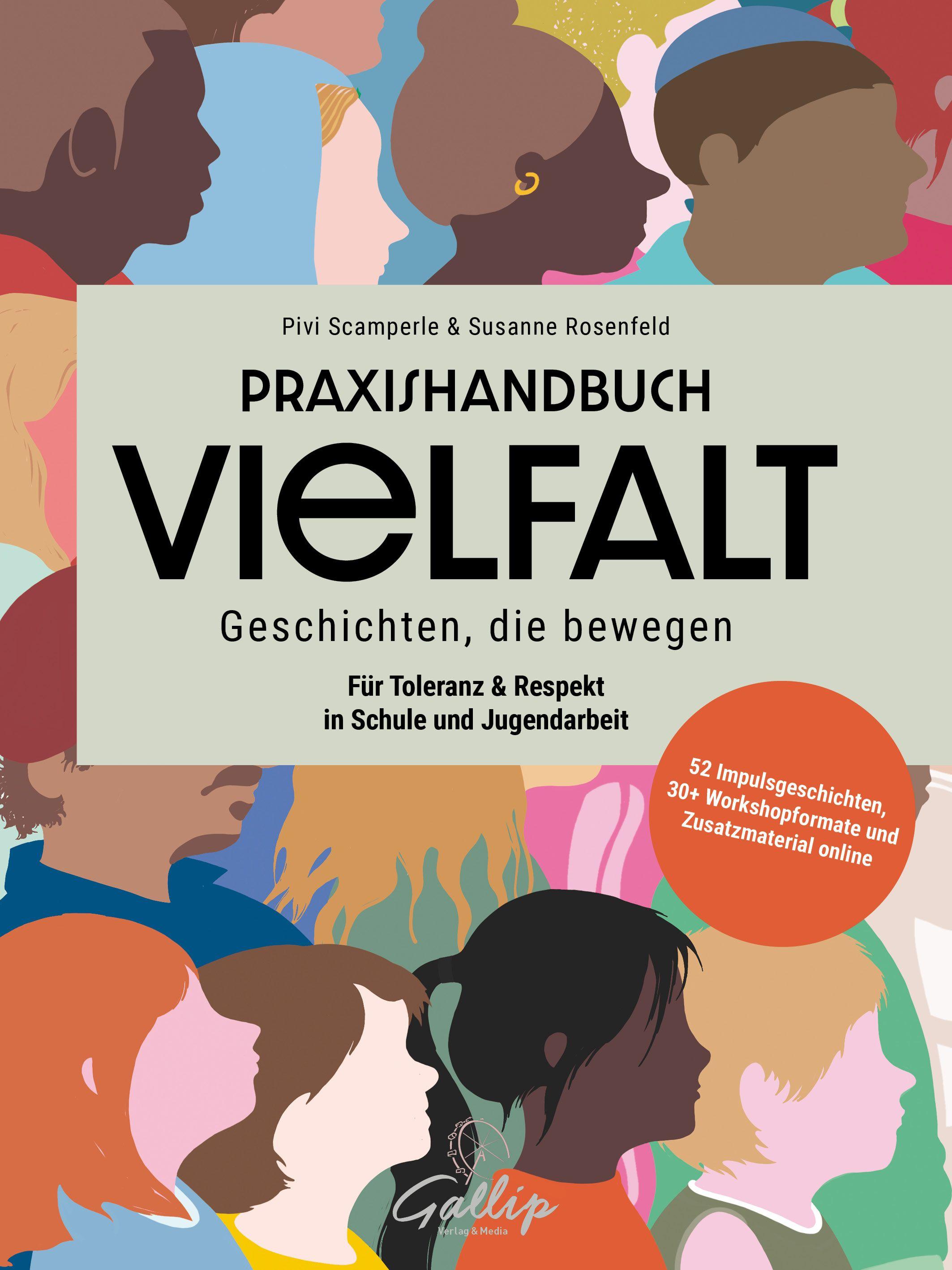 Vorderes Coverbild Praxishandbuch Vielfalt - Geschichten, die bewegen.