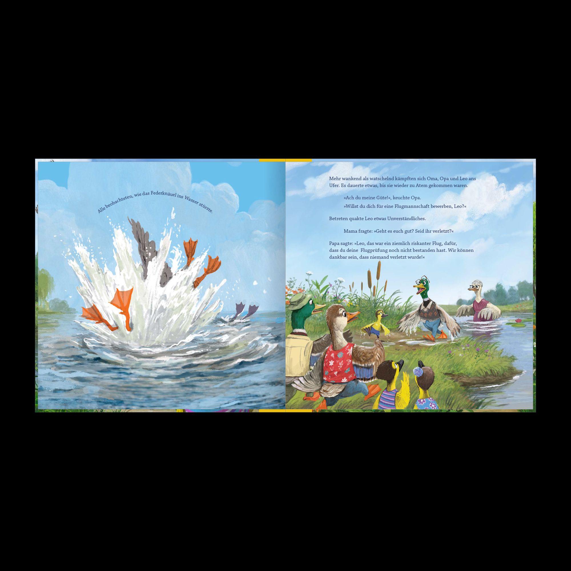 Beispielinhalt (Bild) Elsa will die Erste sein