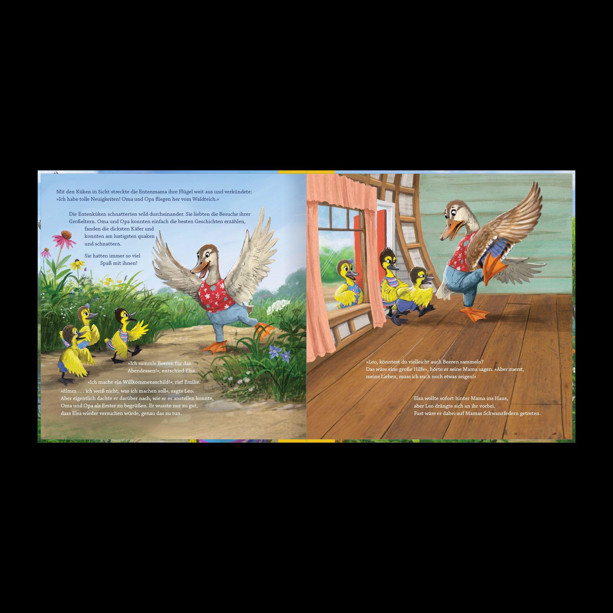 Beispielinhalt (Bild) Elsa will die Erste sein