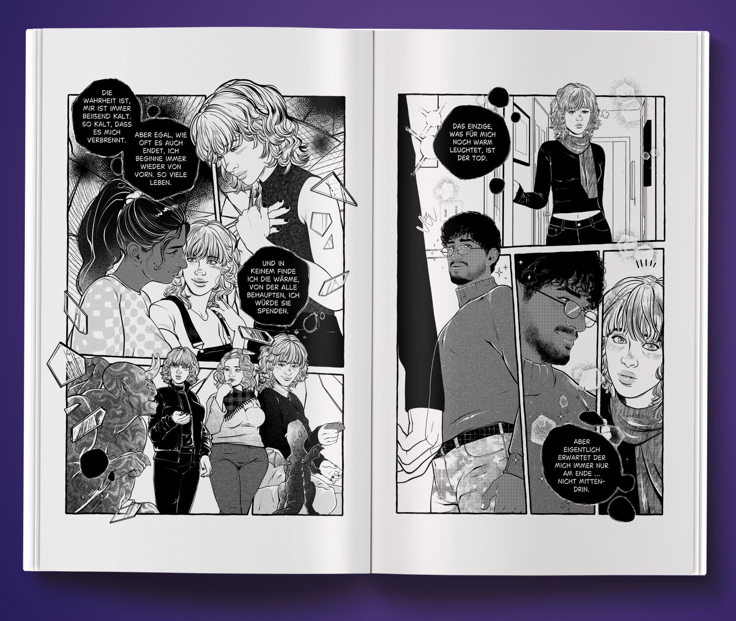 Beispielinhalt (Bild) Violet - Die Wasserhexe und der Totengott