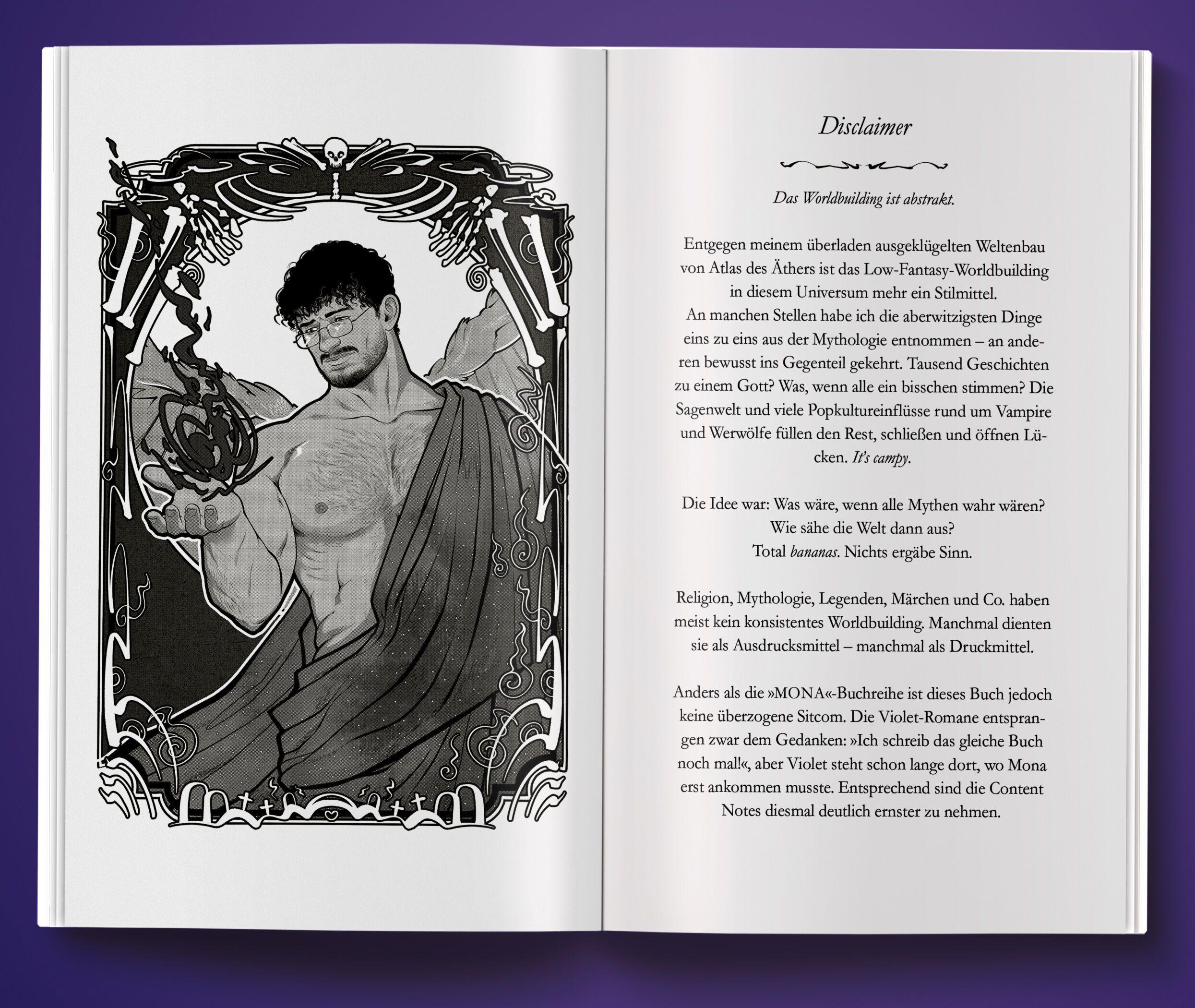 Beispielinhalt (Bild) Violet - Die Wasserhexe und der Totengott