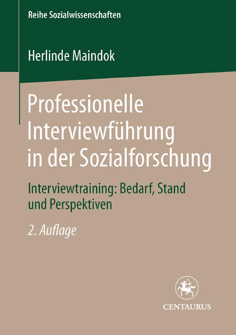 Vorderes Coverbild Professionelle Interviewführung in der Sozialforschung